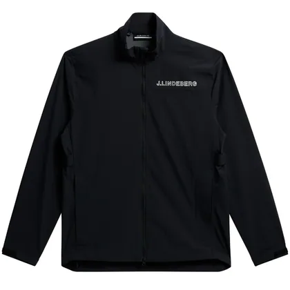 J.LINDEBERG BRIDGE PADDED RAIN JACKET - BLACK