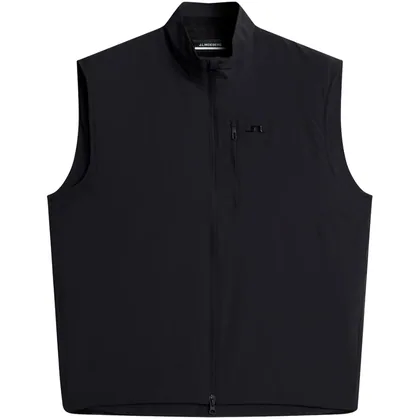 J.LINDEBERG CHASM GOLF VEST - BLACK