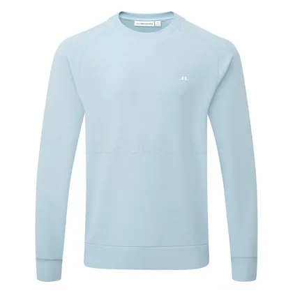 J.Lindeberg Finn Crew Neck Golf Sweater Forget Me Not GMJS16015-O127