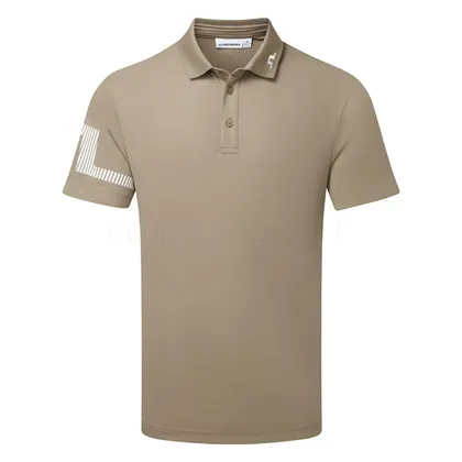 J.Lindeberg Heath Golf Polo Shirt Brindle GMJT14650-U144