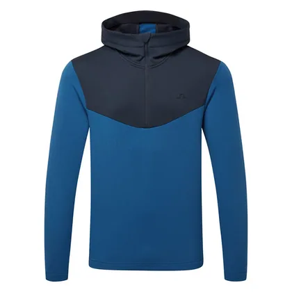 J.Lindeberg Maclean 1/4 Zip Golf Hoodie Set Sail GMJS16840-O603