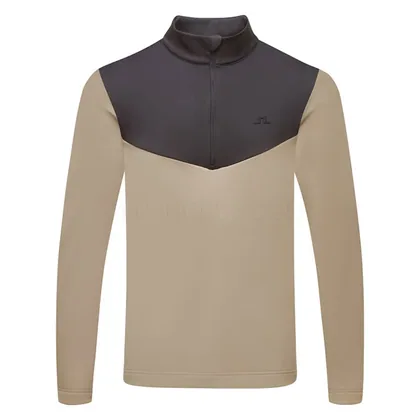 J.Lindeberg Maclean 1/4 Zip Golf Sweater Brindle GMJS17071-U144