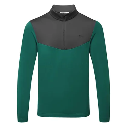 J.Lindeberg Maclean 1/4 Zip Golf Sweater Forest Biome GMJS17071-M334