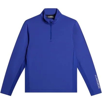 J.LINDEBERG TOUR TECH MIDLAYER - CLEMANTIS BLUE