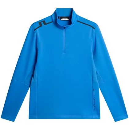 J.LINDEBERG VINNIE 1/4 ZIP MIDLAYER - SONIC BLUE