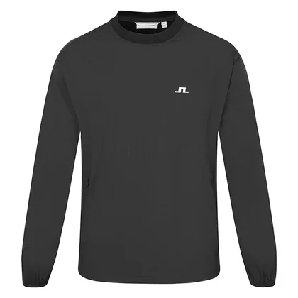J.Lindeberg Waren Crewneck Golf Wind Top Black GMOW17031-9999