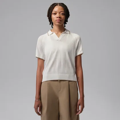 Nike Jordan Sport Women's Golf Knit Polo - White