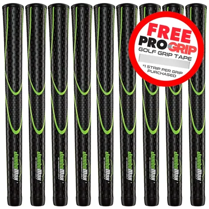 JUMBOMAX TOUR SERIES® GOLF GRIPS - BLACK / GREEN
