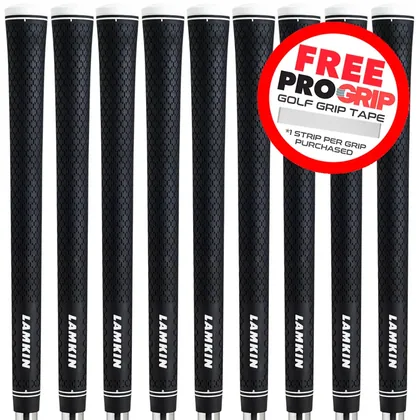 LAMKIN REL ACE GOLF GRIP BLACK - STANDARD