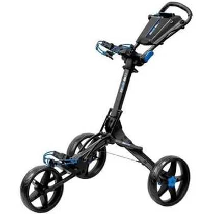 Longridge Ezeglide Bolt 2 Golf Push Trolley - Black/Blue