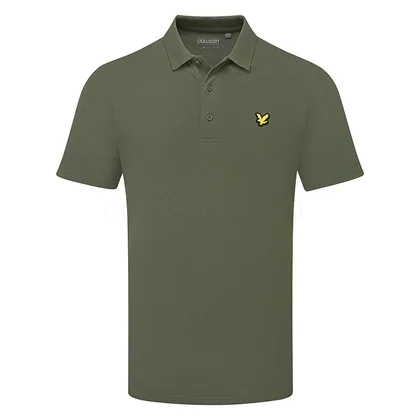 Lyle & Scott Core Golf Polo Shirt Cactus Green SP2466-X65