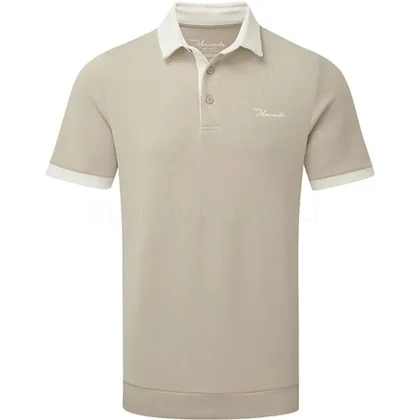 Macade AR Tech Golf Polo Shirt Tan SH20240218