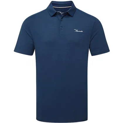 Macade Flight Golf Polo Shirt Steel Blue MPS2434923