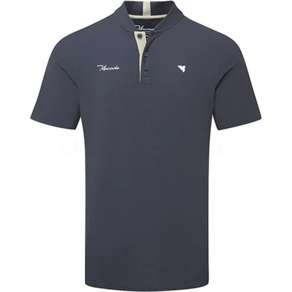 Macade Heath Bomber Golf Polo Shirt Dark Blue MPS2504003