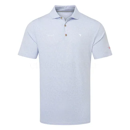 Macade Ridgeweave TX Golf Polo Shirt Light Blue MPS2656313