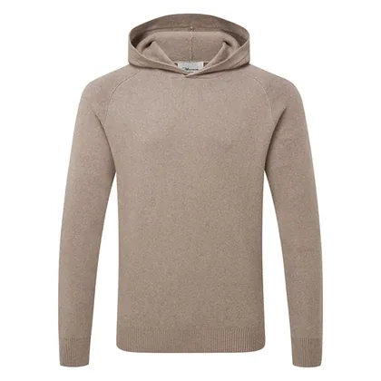 Macade Tech Knit Golf Hoodie Brown KN2024202