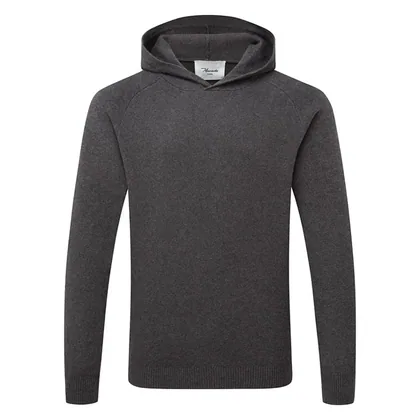 Macade Tech Knit Golf Hoodie Dark Grey MHO2501602