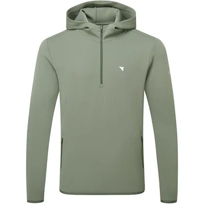 Macade Therma 1/4 Zip Golf Hoodie Sage Green MHO2511016