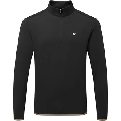 Macade Therma 1/4 Zip Golf Sweater Black SW20230822