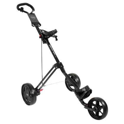 MASTERS 3 SERIES 3 WHEEL GOLF TROLLEY - BLACK