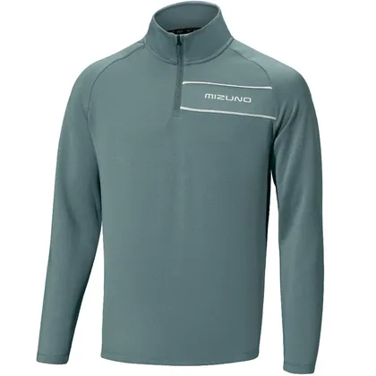 MIZUNO 2026 BOX 1/4 ZIP GOLF MIDLAYER - STORMY WEATHER