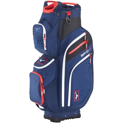 MIZUNO 2026 BR-D4 GOLF CART BAG - NAVY / RED