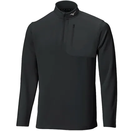 MIZUNO 2026 ESSENTIAL 1/4 ZIP GOLF MIDLAYER - BLACK