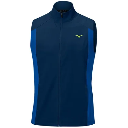 MIZUNO 2026 MOTION WATER REPELLANT LIGHT GOLF VEST - ESTATE BLUE