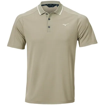 MIZUNO 2026 SHOWDOWN KNITTED GOLF POLO SHIRT - ELM