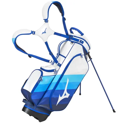 MIZUNO 2026 TOUR LW STAND BAG - WHITE / BLUE