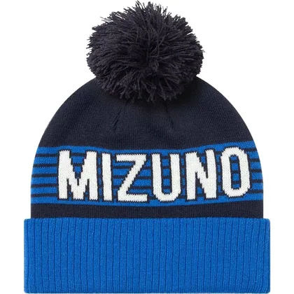 MIZUNO 2026 TOUR POM THERMAL GOLF BEANIE - NAVY