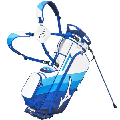 MIZUNO 2026 TOUR STAND BAG - WHITE / BLUE