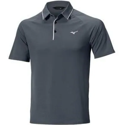 Mizuno Classic Pique Short Sleve Golf Polo Shirt - Lave Smoke