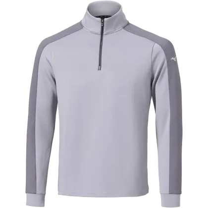 MIZUNO ELEVATED WARM QUARTER ZIP GOLF MIDLAYER - QUICKSILVER