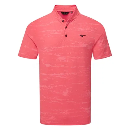 Mizuno Forge Golf Polo Shirt Neon Flare 52GAB040-32