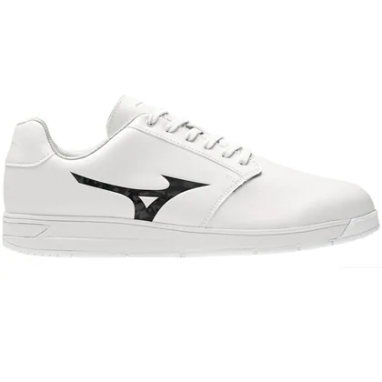 MIZUNO G-STYLE GOLF SHOES - WHITE / BLACK CAMO