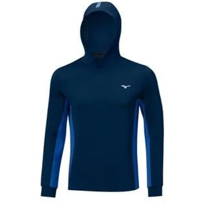 Mizuno G-style Long Sleeve Golf Hoodie 2.0 - Estate Blue