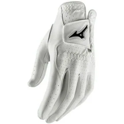 Mizuno Pro Leather Golf Glove - White