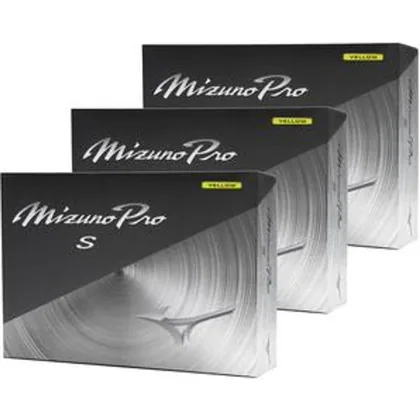 Mizuno Pro S Golf Balls Yellow - 3 For 2 Offer