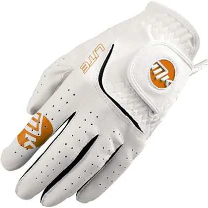 MKids Junior Golf Glove White/Orange (Right Handed Golfer)