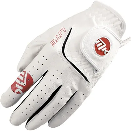 MKids Junior Golf Glove White/Red (Right Handed Golfer)