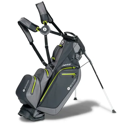 MOTOCADDY 2026 HYDROFLEX GOLF STAND CART BAG - CHARCOAL / LIME