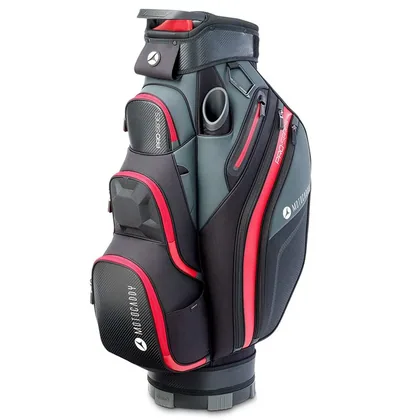 Motocaddy Pro Series 24 Golf Cart Bag Charcoal/Red