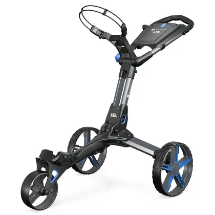 Motocaddy QB2 3 Wheel Golf Trolley Graphite/Blue