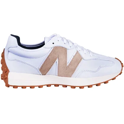 NEW BALANCE 2026 327 LADIES SL GOLF SHOES - WHITE / TAN