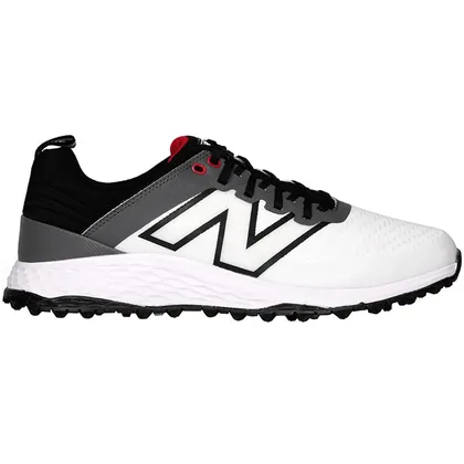 NEW BALANCE CONTEND V2 GOLF SHOES - WHITE / BLACK / RED