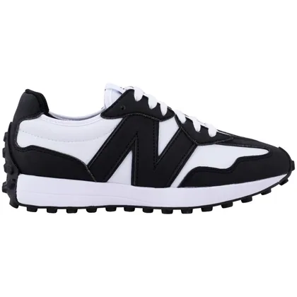 NEW BALANCE LADIES 327 SL GOLF SHOES - BLACK / WHITE