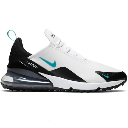 NIKE 2026 AIR MAX 270 G GOLF SHOES - WHITE / DUSTY CACTUS / BLACK / METALLIC SILVER
