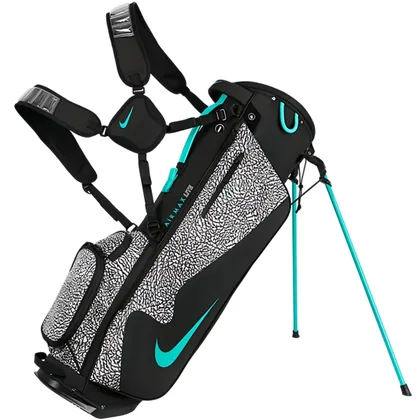 NIKE 2026 AIR MAX LITE STAND BAG - BLACK / WOLF GREY / JADE +FREE GIFT