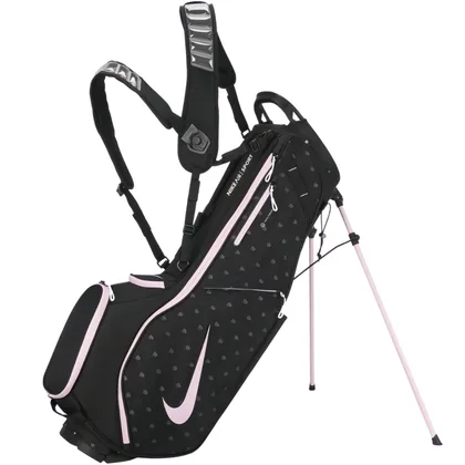 NIKE 2026 AIR SPORT 2 ALP GOLF STAND BAG - BLACK / PINK +FREE GIFT